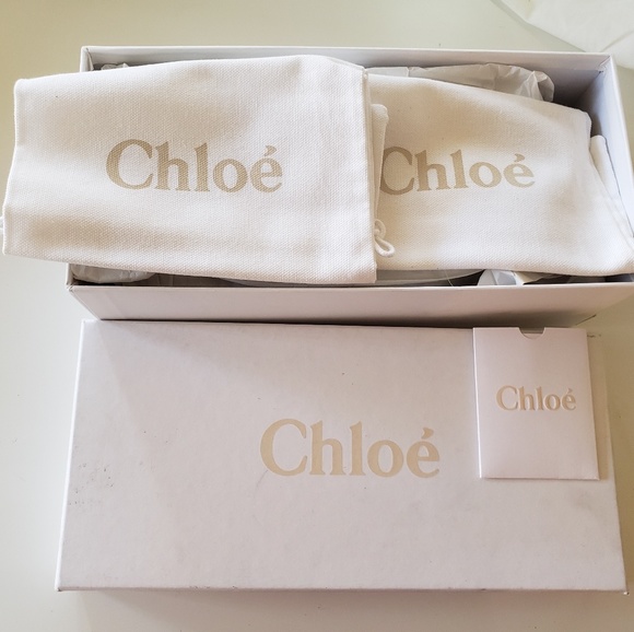 Brand New Chloe Red Suede Lace-up Sandals - Picture 7 of 7